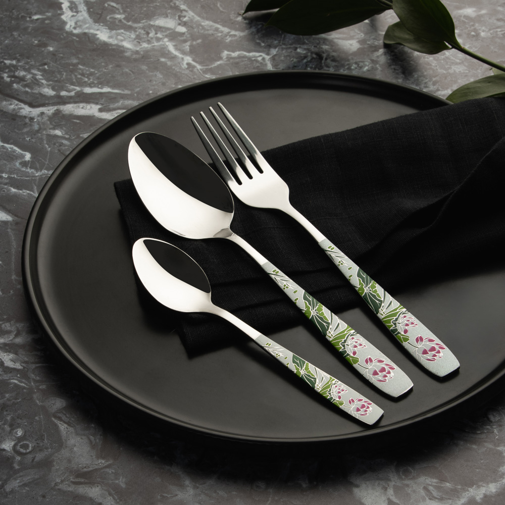 VETTA Лотос Ложка столовая 6 пр. на блистере, арт.№ 858-007