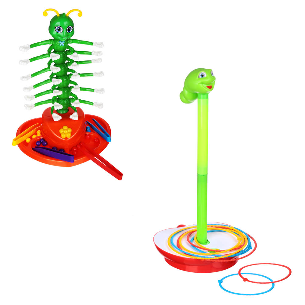 ИГРОЛЕНД Игра настольная "Веселая гусеница", ABS, 28х27х9см, арт.№ 897-074