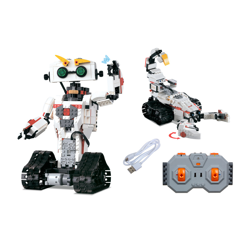 ИГРОЛЕНД Модель сборная РУ "Робо-механизмы", АКБ, ЗУ в компл., 2АА, ABS, 34х25x7-10см, 2 дизайна, арт.№ 293-062