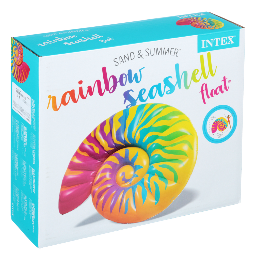 INTEX Фигурка надувной радужной раковины, 157x127x25см, 58791EU, арт.№ 060-052