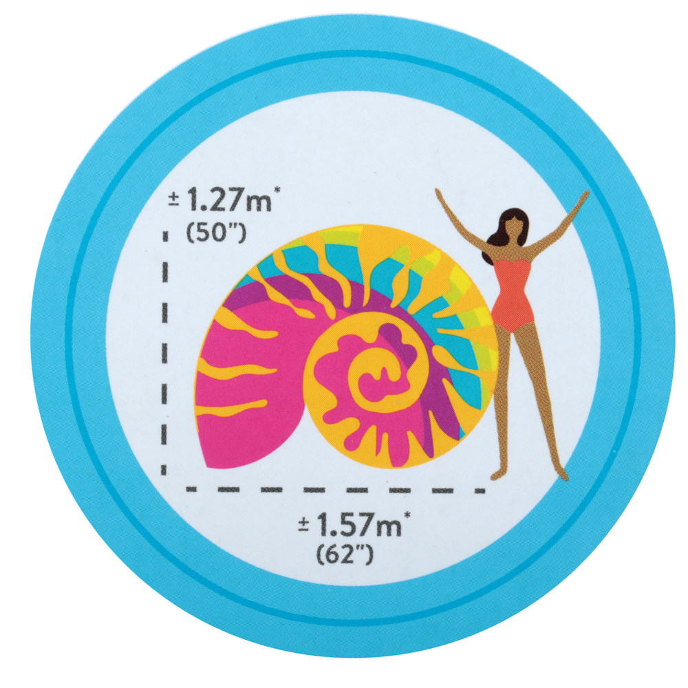 INTEX Фигурка надувной радужной раковины, 157x127x25см, 58791EU, арт.№ 060-052