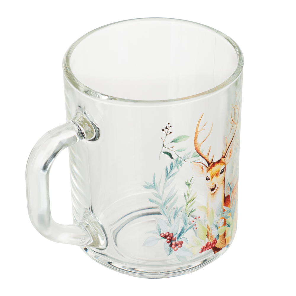 ОСЗ Олень Кружка 200мл, стекло, арт.№ 877-776