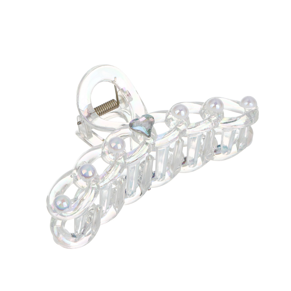 Краб для волос, тм ЮНИLOOK, 10-11см, пластик, 3 дизайна, #2, арт.№ 321-401