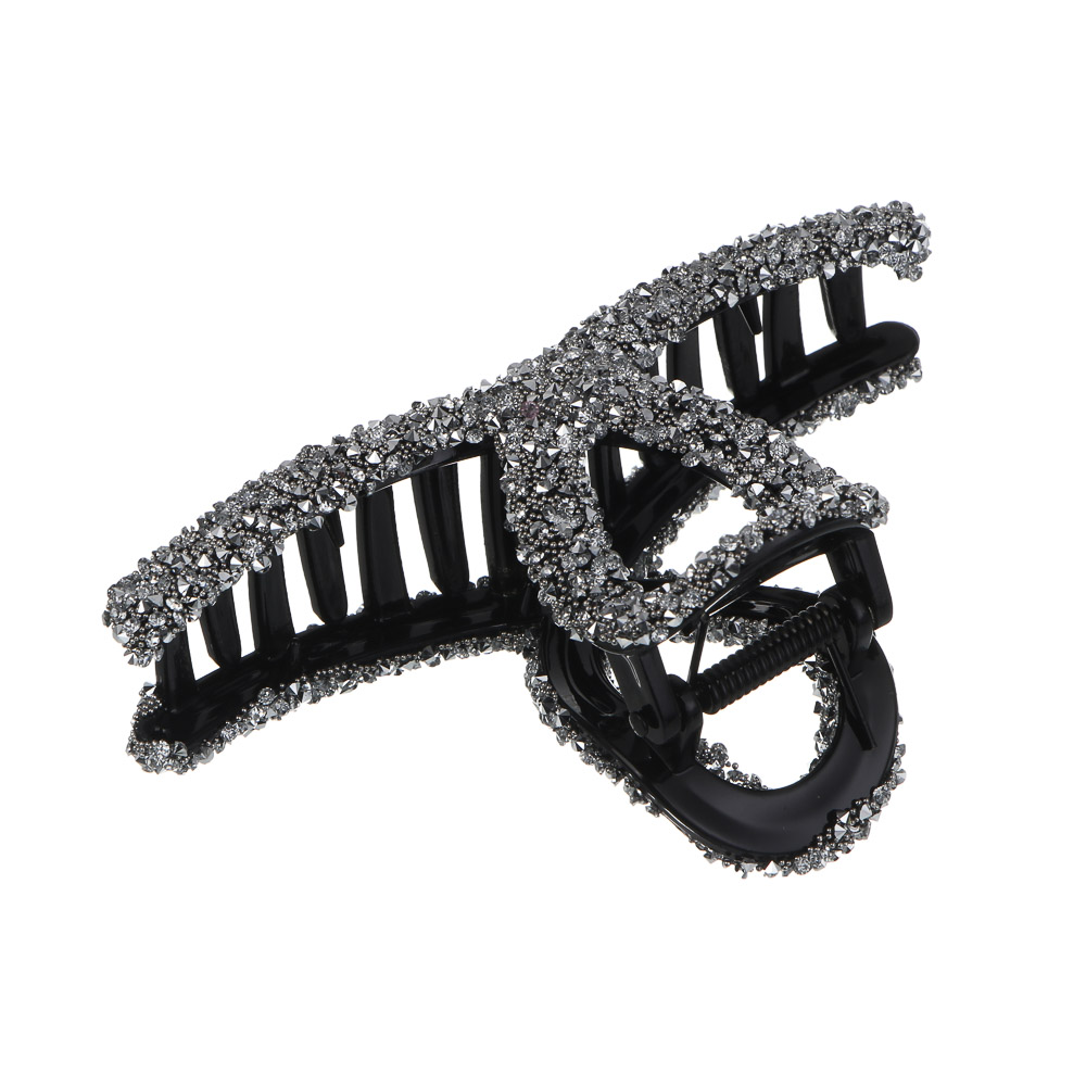 Краб для волос, тм ЮНИLOOK, 9см, 11 см, пластик, 3 дизайна, #5, арт.№ 321-403