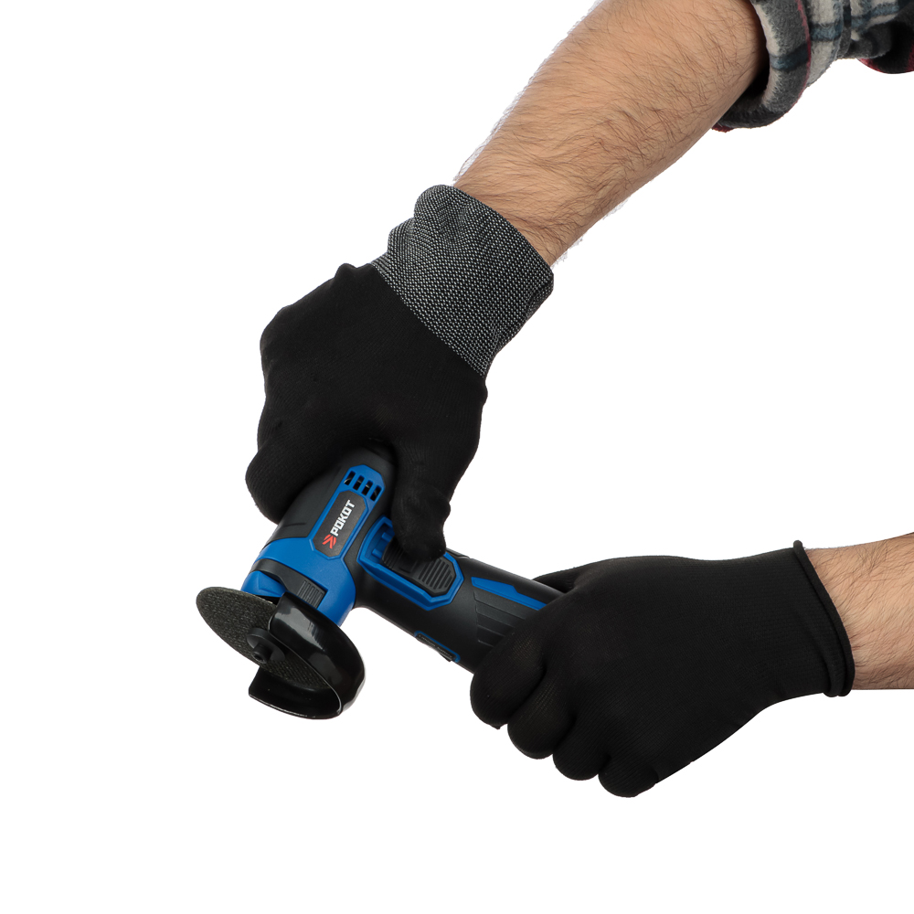 РОКОТ Шлифовальная машина угл. аккумуляторная  мини, 12В, 75 мм, 19500 об/мин, 2.0 А*ч, арт.№ 699-042