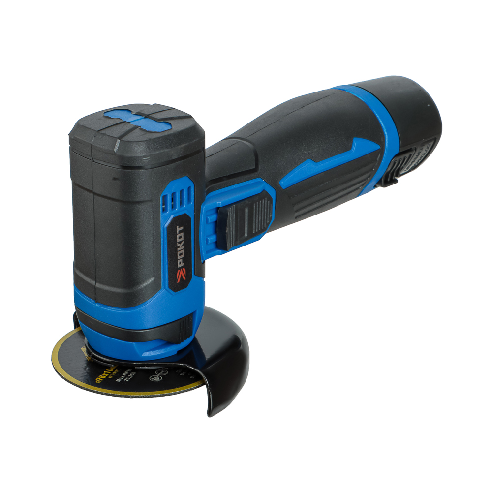 РОКОТ Шлифовальная машина угл. аккумуляторная  мини, 12В, 75 мм, 19500 об/мин, 2.0 А*ч, арт.№ 699-042