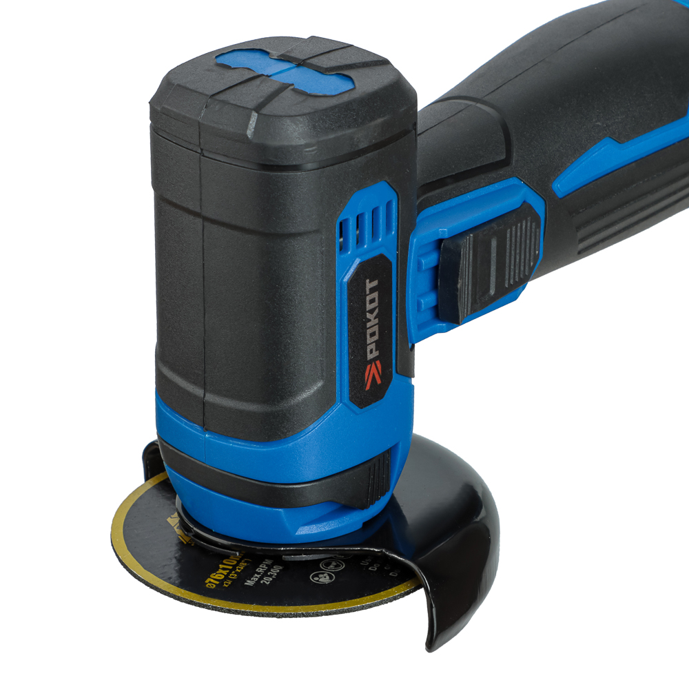 РОКОТ Шлифовальная машина угл. аккумуляторная  мини, 12В, 75 мм, 19500 об/мин, 2.0 А*ч, арт.№ 699-042