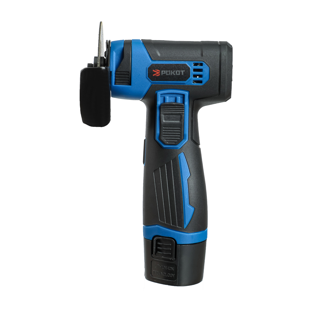 РОКОТ Шлифовальная машина угл. аккумуляторная  мини, 12В, 75 мм, 19500 об/мин, 2.0 А*ч, арт.№ 699-042