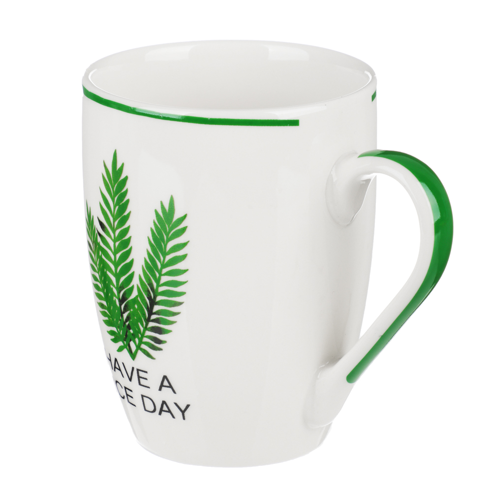 Кружка 350мл, фарфор, "Флора", 4 дизайна, арт.№ 806-344