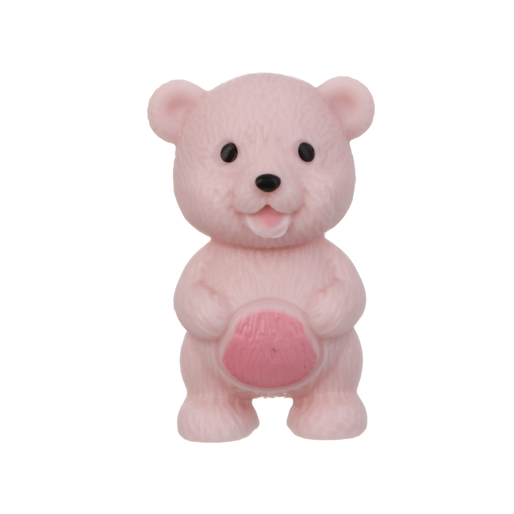 ИГРОЛЕНД Питомец в будке, щенок/медвежонок с акс., 4 пр., PVC, ABS, 6,4х5х7см, 6 видов, арт.№ 258-087