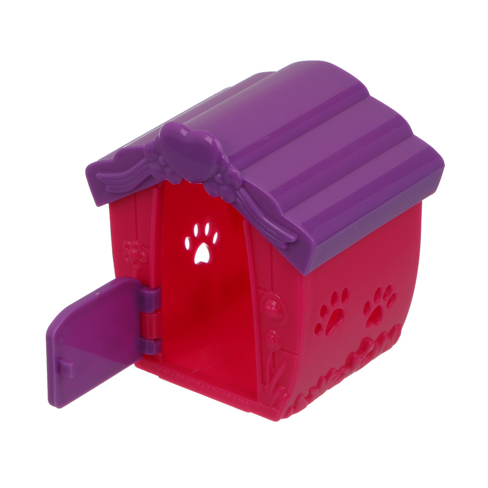 ИГРОЛЕНД Питомец с акс., 4 пр., PVC, ABS, 6,5х5,1х12,4 см, 4 вида, арт.№ 258-088