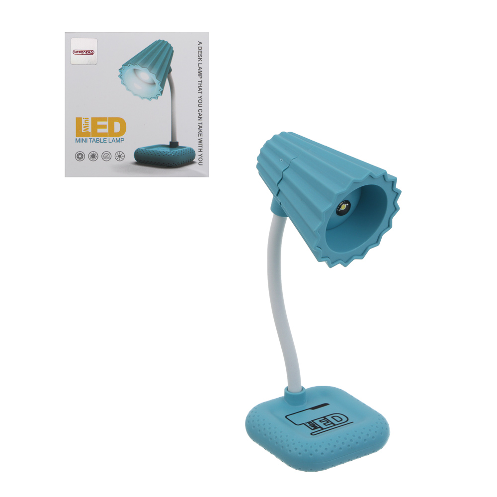 ИГРОЛЕНД Фонарик-мини "Лампа" с магнитом 3,8х3,8х8,5 см, пластик, 3xLR41, 6 цветов, арт.№ 278-140