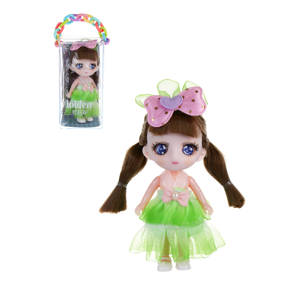 ИГРОЛЕНД Кукла в сумочке, PVC, PP, 6х13 см, 6 видов, арт.№ 436-153