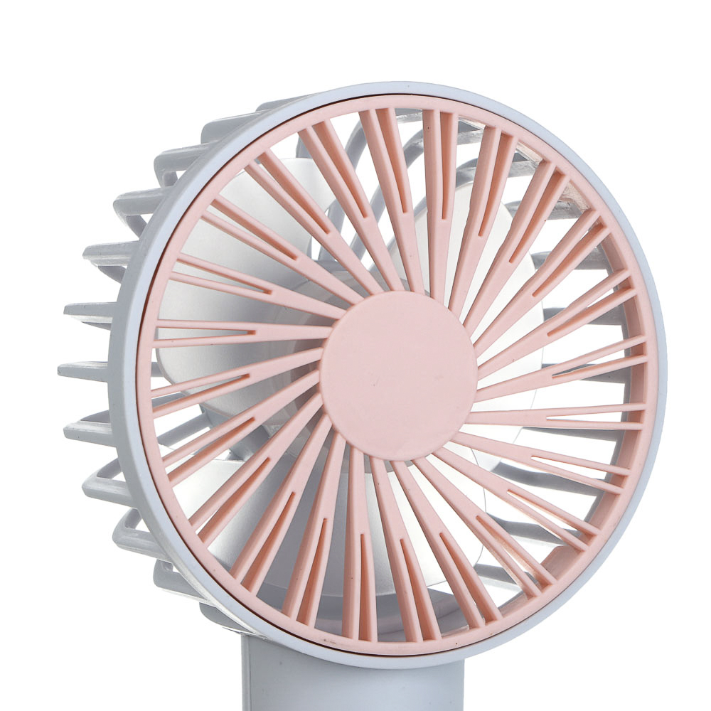 Вентилятор ручной аккумуляторный тм LEBEN 3.7в/300мАч, USB-кабель, цвет в ассортименте, арт.№ 243-018