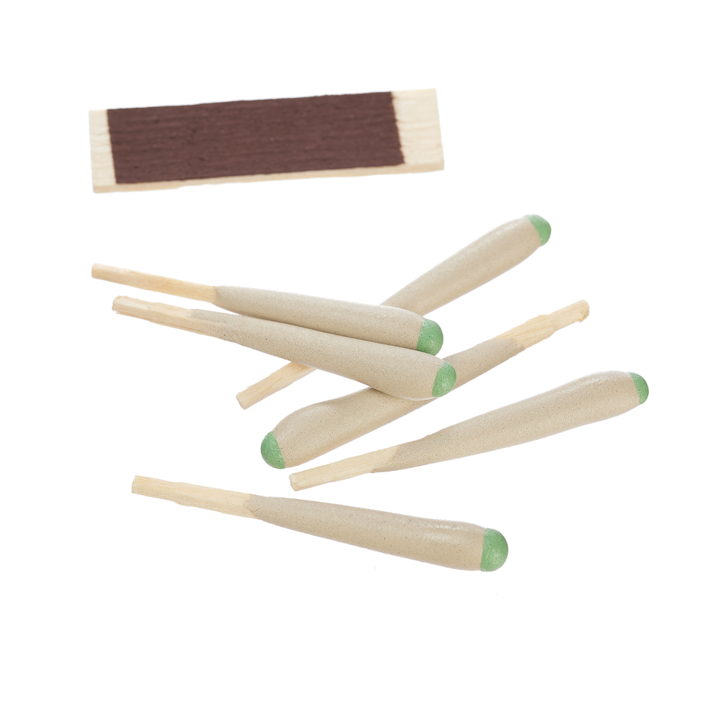 Спички водо-ветроустойчивые 42 мм, 6 шт, арт.№ 101-006