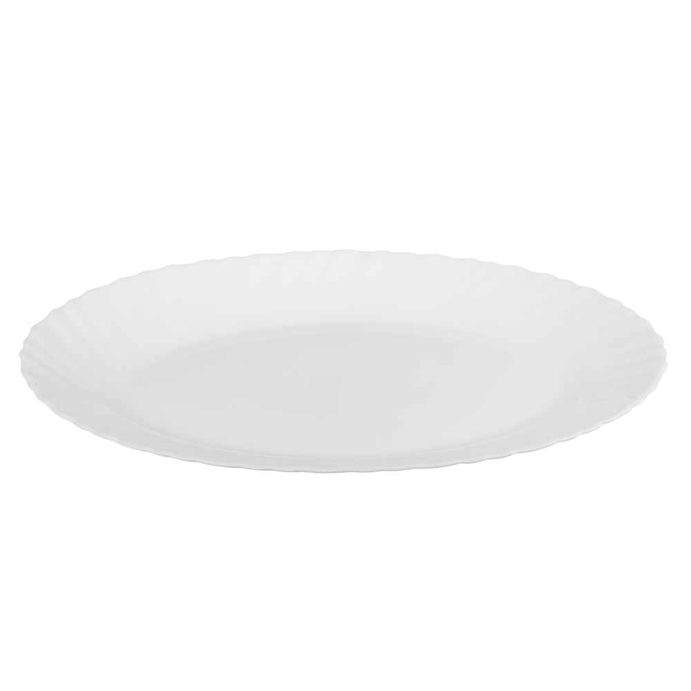 MILLIMI Бьянко Плюс Блюдо овальное 30см опаловое стекло, арт.№ 818-394