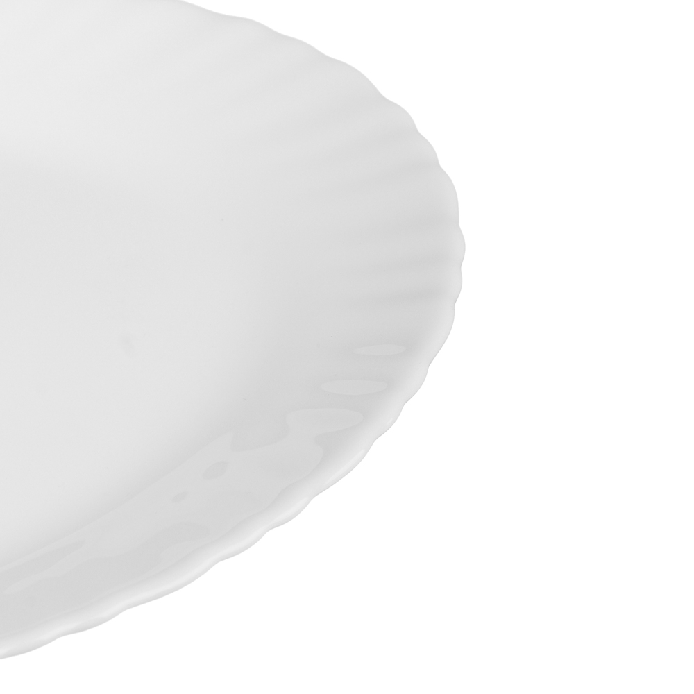 MILLIMI Бьянко Плюс Блюдо овальное 24см опаловое стекло, арт.№ 818-395