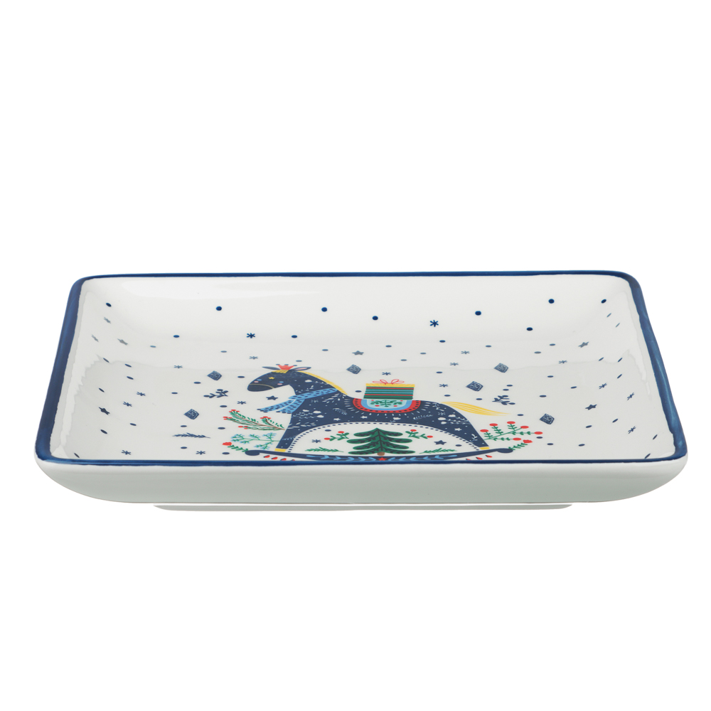 MILLIMI Нордик Блюдо квадратное, 19х19х2см, керамика, арт.№ 820-687