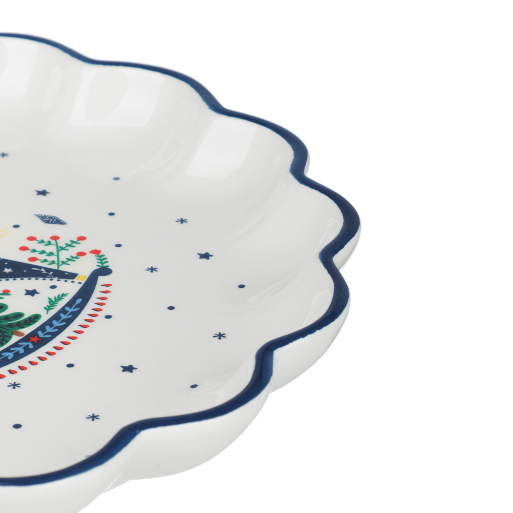 MILLIMI Нордик Блюдо круглое, 25х25х3см, керамика, арт.№ 820-689