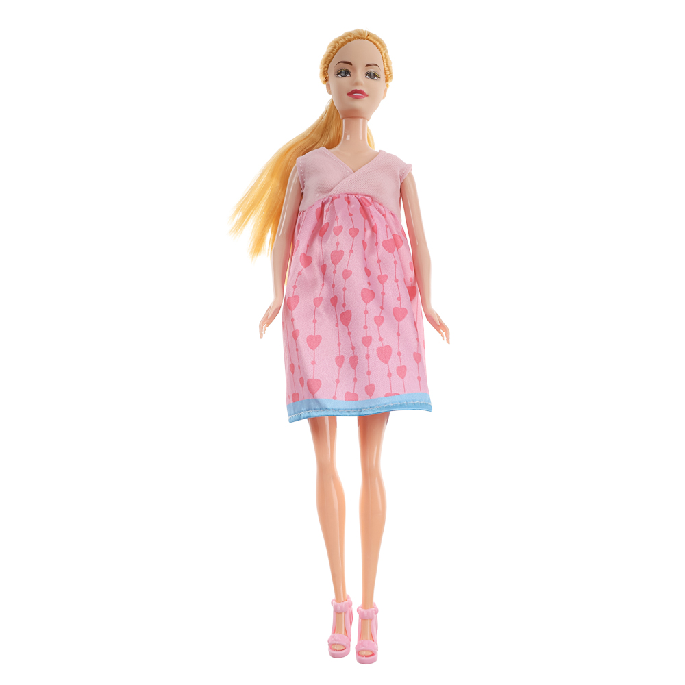 ИГРОЛЕНД Кукла с животиком и младенцами, 28 см, с акс., PVC, ABS, полиэстер, 21х7х33 см, арт.№ 436-177