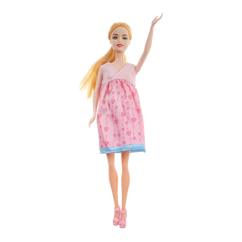 ИГРОЛЕНД Кукла с животиком и младенцами, 28 см, с акс., PVC, ABS, полиэстер, 21х7х33 см, арт.№ 436-177