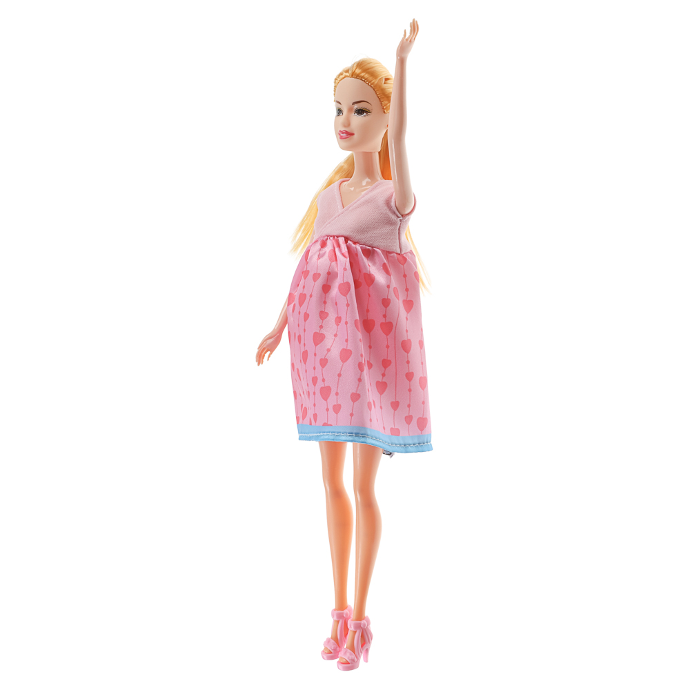 ИГРОЛЕНД Кукла с животиком и младенцами, 28 см, с акс., PVC, ABS, полиэстер, 21х7х33 см, арт.№ 436-177
