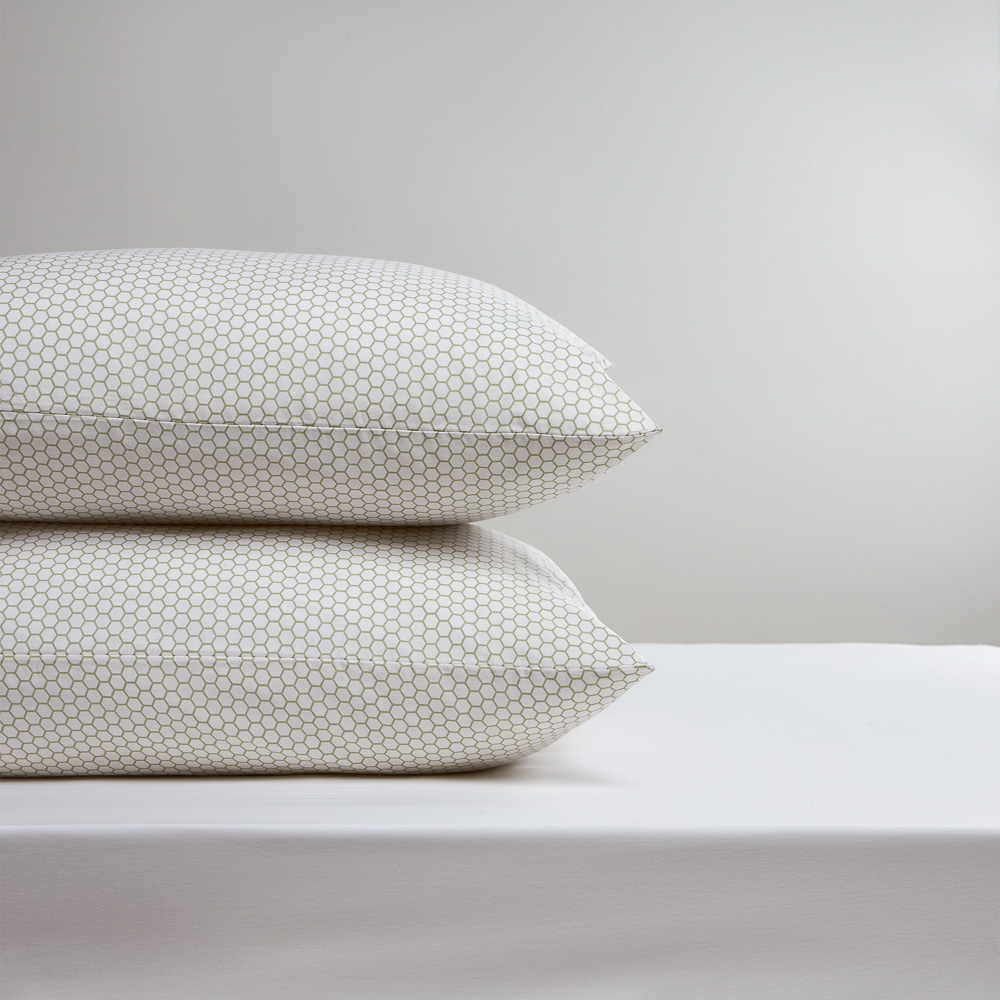 PROVANCE Эвкалипт Наволочки 50х70см, 100% хлопок, поплин, 2шт, зеленый, арт.№ 432-247