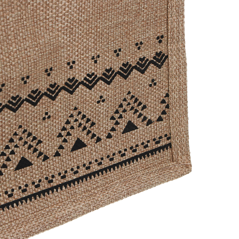 Сумка пляжная на плечо с длинными ручками, на кнопке, тм ЮL, 34x30x17 см, хлопок, лен, 3 вида, арт.№ 328-315