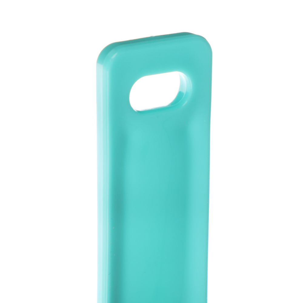 Ложка для обуви Смайлик 15 см, пластик, цвет бирюза, серый, арт.№ 458-054