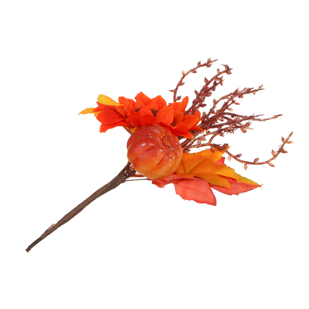 LADECOR Букет декоративный осенний, 23 см, пластик, пенопласт, арт.№ 409-134