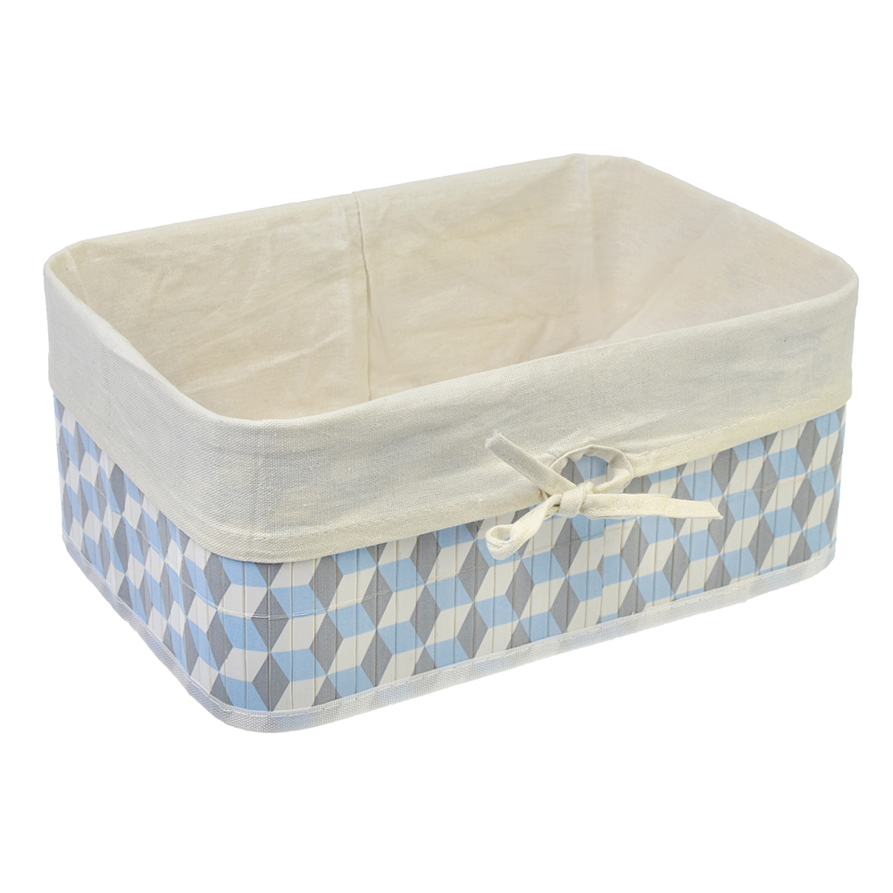 VETTA Коробка для хранения складная, бамбук, 40x30x18см Кубы, арт.№ 463-823