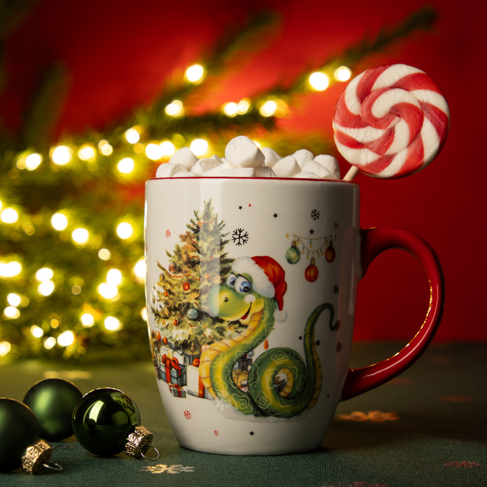 MILLIMI Год змеи Кружка, 320мл, керамика, арт.№ 820-873