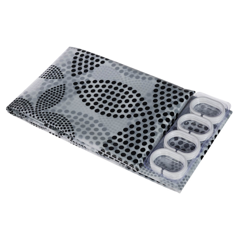 VETTA Шторка для ванной, ПЕВА, 80 г/м2, 180x180см, "Эллегия", 4 дизайна, арт.№ 461-598