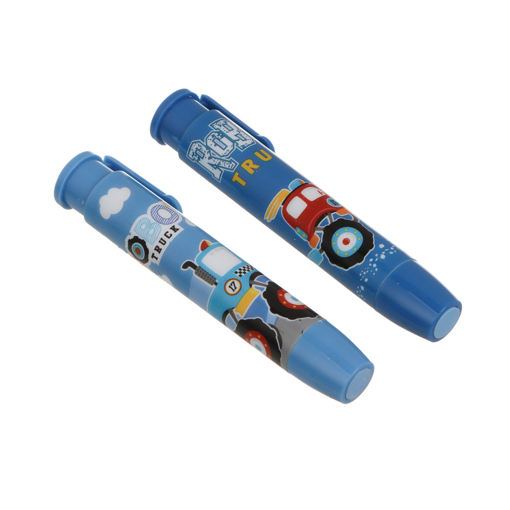 Ластик выдвижной "Карбон", 10,5см, АБС, ТПР, 2 дизайна, шоу-бокс, арт.№ 524-362