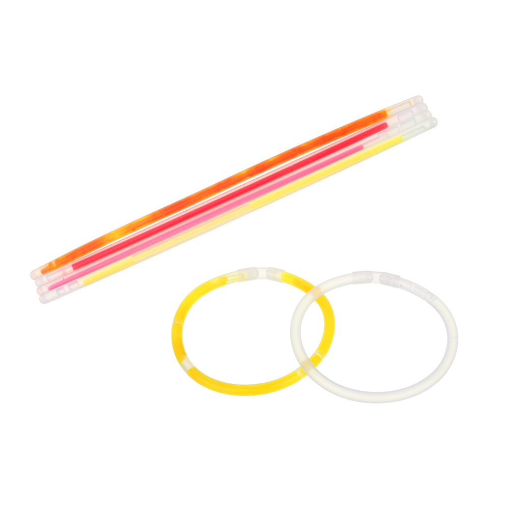 BY Набор неоновых палочек PP, PE, флюоресцентые, 20х0,5см, 6 цветов, арт.№ 295-222