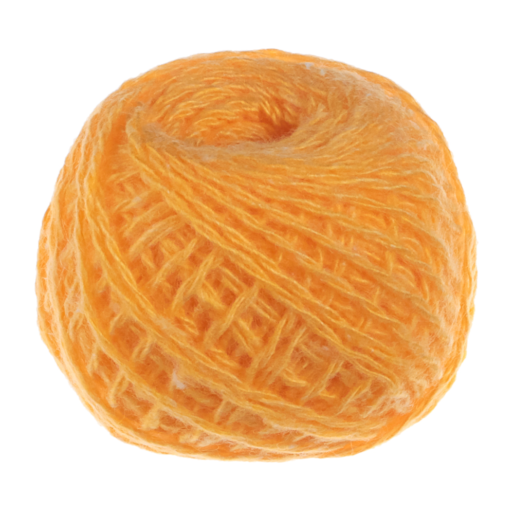 Пряжа в клубках акрил 100м/40-42 гр, цвет желток, арт.№ 308-394