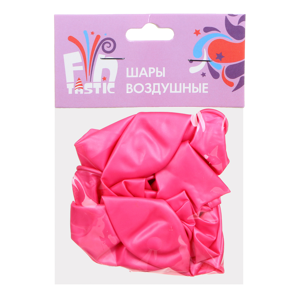 Набор воздушных шаров тм Fntastic, 10шт, 12", перламутр и пастель, 12 цветов, арт.№ 518-076