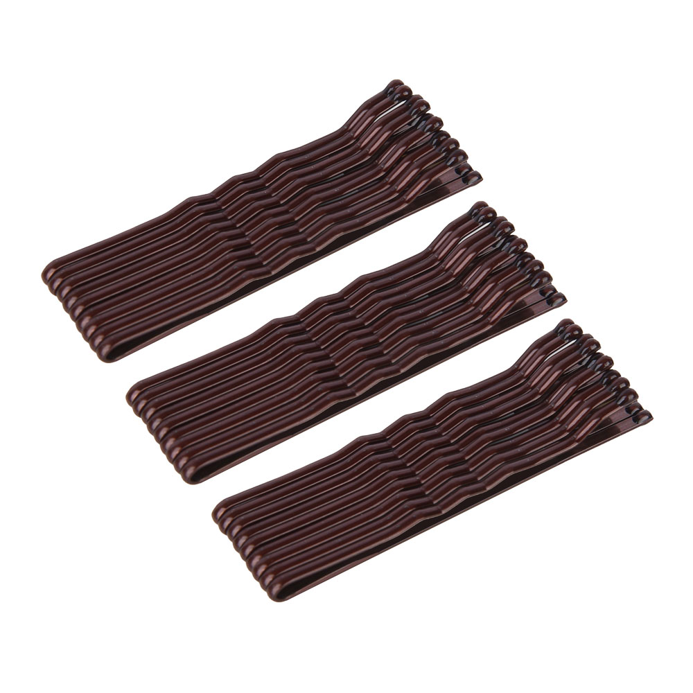 Невидимки для волос тм ЮНИLOOK, 27шт, 5см, металл, 2 цвета, ACS-30, арт.№ 323-011