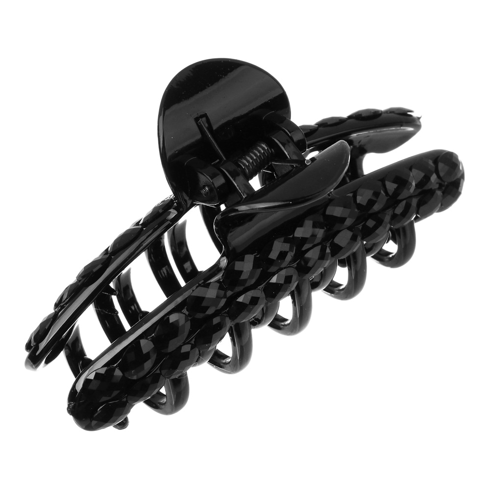 Краб для  волос тм ЮНИLOOK, 8-9см, пластик, 2 вида, ACS-32, арт.№ 321-008