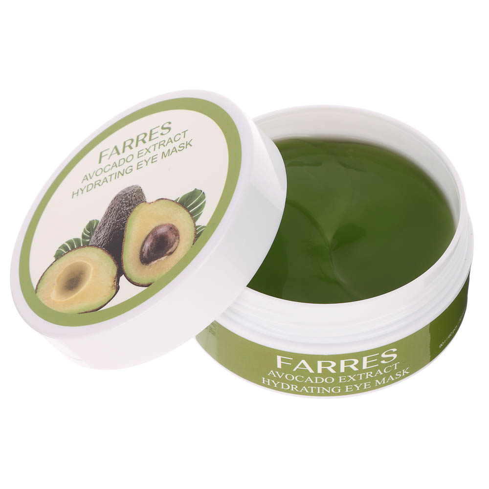 Патчи для глаз с экстрактом авокадо 60 шт тм Farres 90,0 г, арт.№ 330-619