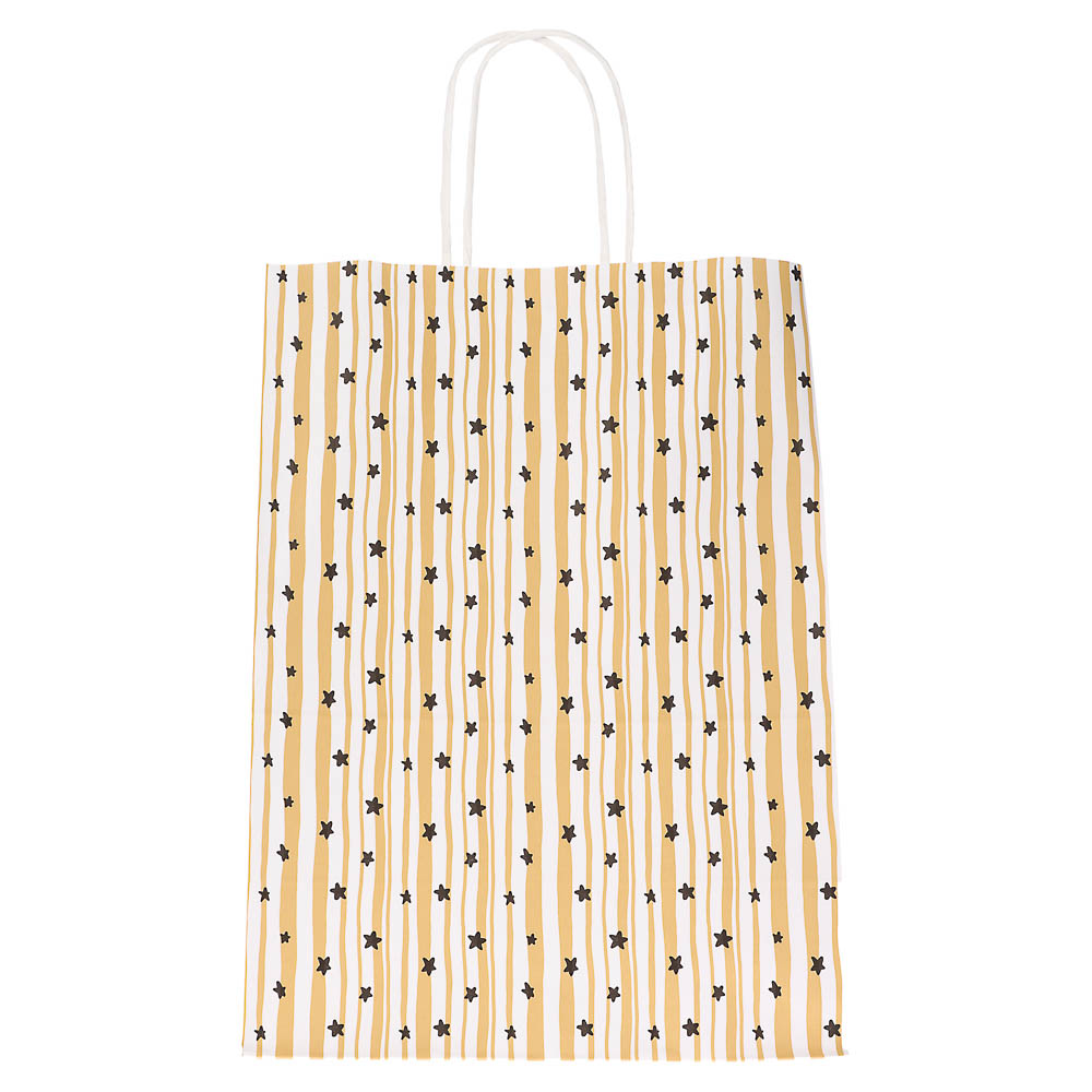 Пакет подарочный с кручеными ручками белый L 26x15x36 см, "Fantasy" внутри белый, арт.№ 507-515