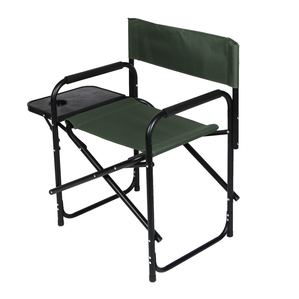 Кресло складное тм РУССО ТУРИСТО, с подлокотниками и столиком, до 120 кг, 78х56х45см, арт.№ 121-001