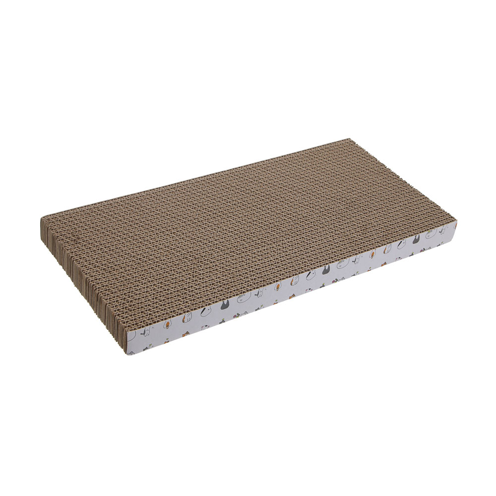 Когтеточка для кошек тм VETTA, прямая, картон, 42,5x20x3см, арт.№ 273-438