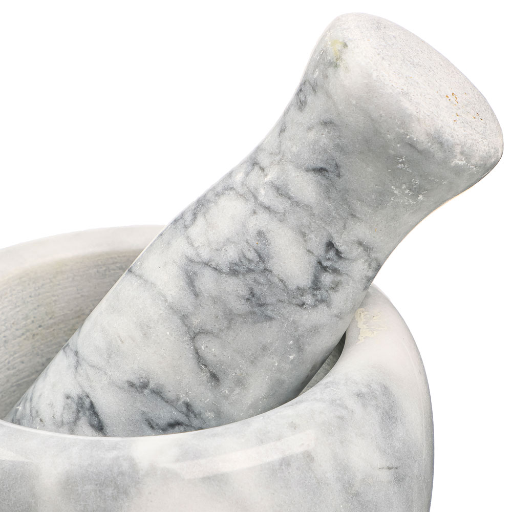 VETTA Ступка с пестиком, 10x7,5см, мрамор, 3 цвета, арт.№ 884-343