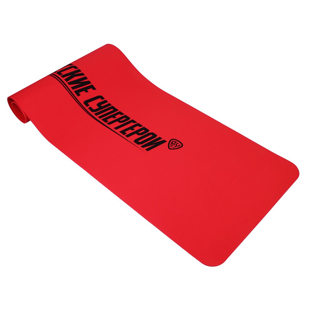 BY Русские Супергерои Коврик для йоги и фитнеса, 183x61x0,6см, TPE, арт.№ 191-015