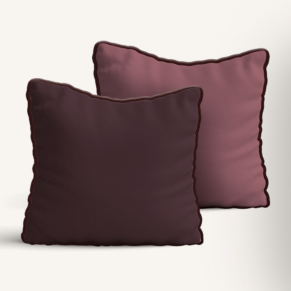 Подушка декоративная тм PROVANCE Бургунди 40х40см, 100% полиэстер, 3 дизайна, арт.№ 486-246