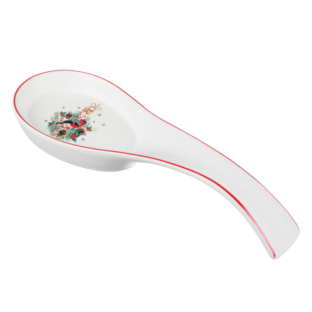 MILLIMI Снегирь Подставка для ложки, 22х7х3.5см, керамика, арт.№ 820-139