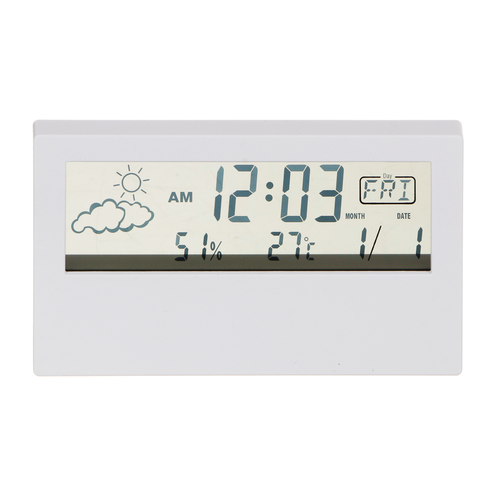 LADECOR CHRONO Будильник электронный, 13,3x7,5x3,3 см, 1xAAA, пластик, 2 цвета, арт.№ 529-243