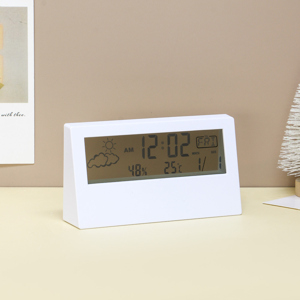 LADECOR CHRONO Будильник электронный, 13,3x7,5x3,3 см, 1xAAA, пластик, 2 цвета, арт.№ 529-243