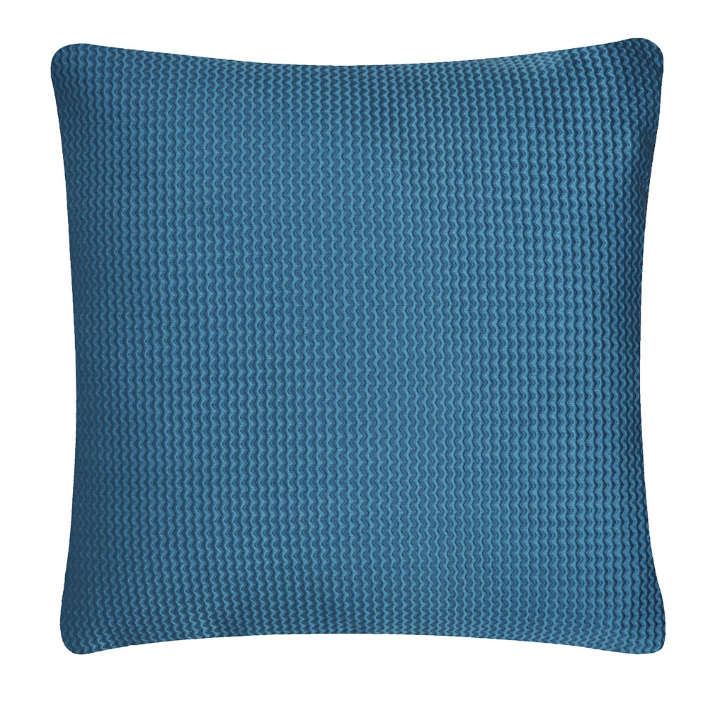 PROVANCE Чехол для подушки, 40х40см, полиэстер, "Волна", сине-голубой, арт.№ 497-091
